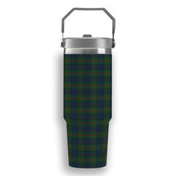 ScotsTee Shop Scottish Aiton Tartan Flip Straw Tumbler 20oz 30oz