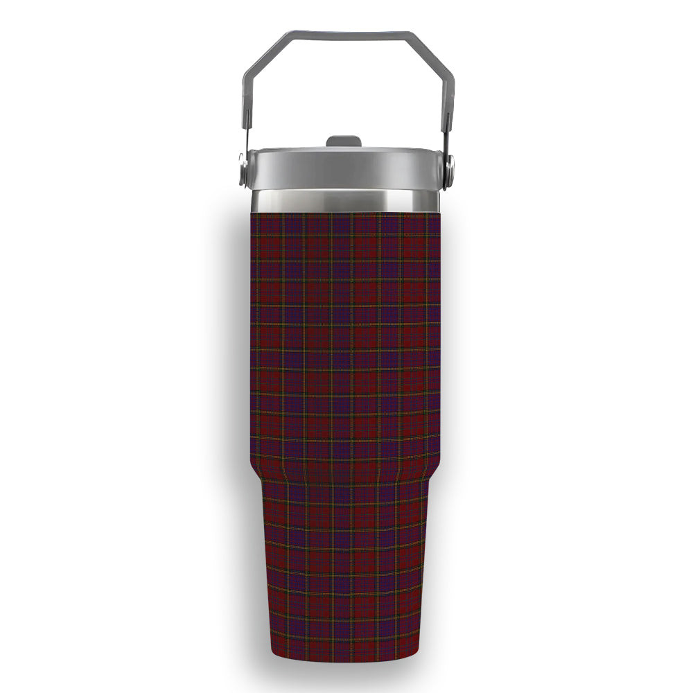 ScotsTee Shop Scottish Anderson of Kinnedear Red Tartan Flip Straw Tumbler 20oz 30oz