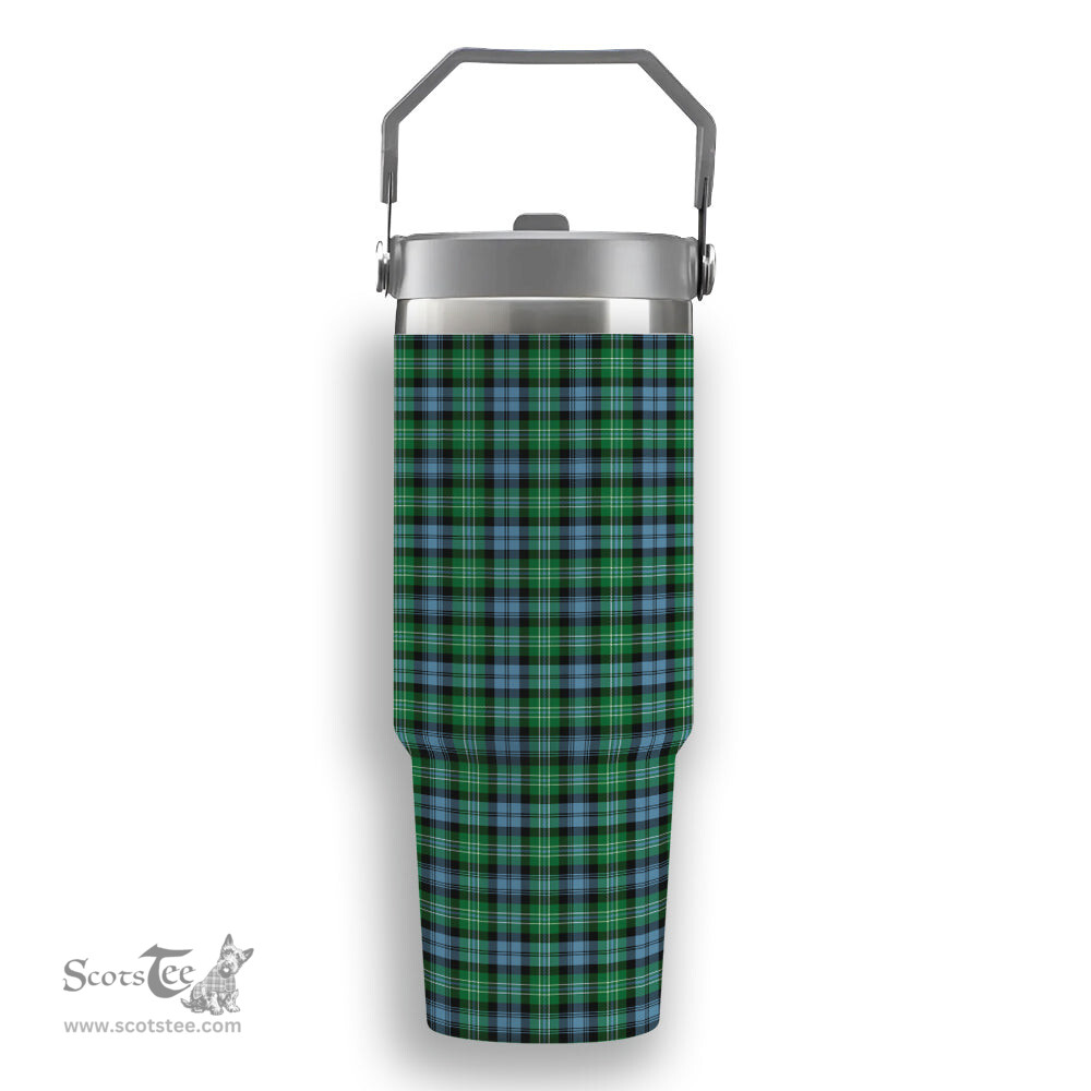 ScotsTee Shop Scottish Arbuthnot Ancient Tartan Flip Straw Tumbler 20oz 30oz