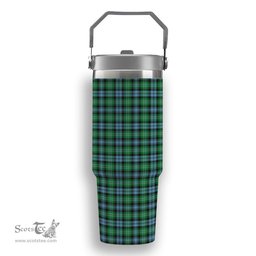 ScotsTee Shop Scottish Arbuthnot Ancient Tartan Flip Straw Tumbler 20oz 30oz
