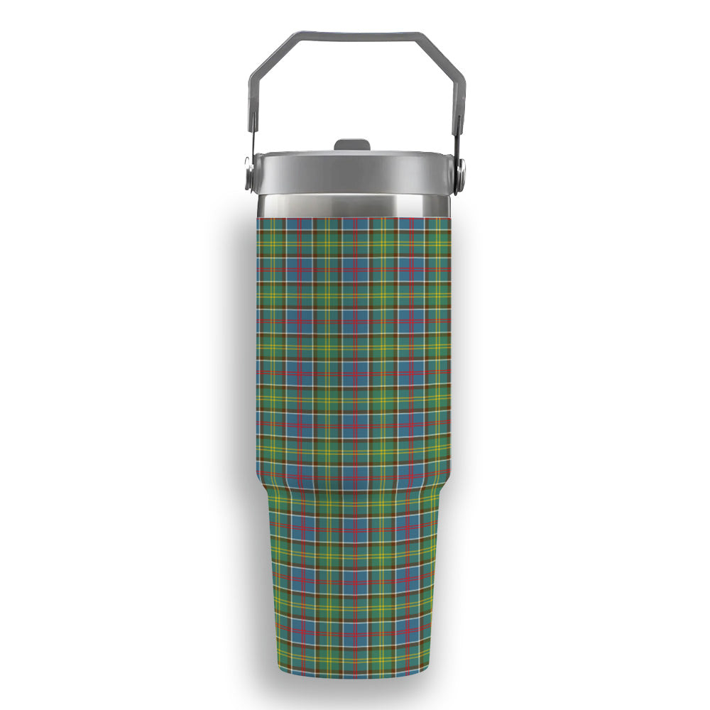 ScotsTee Shop Scottish Ayrshire District Tartan Flip Straw Tumbler 20oz 30oz