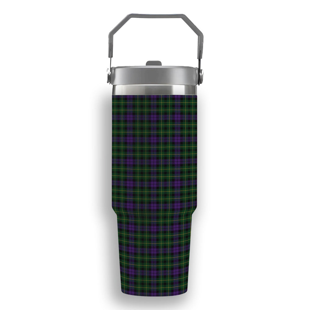 ScotsTee Shop Scottish Abercrombie Wilsons No 2-64 Tartan Flip Straw Tumbler 20oz 30oz