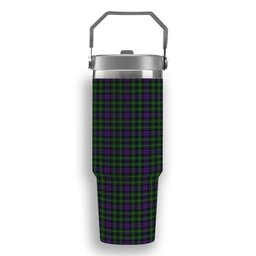 ScotsTee Shop Scottish Abercrombie Wilsons No 2-64 Tartan Flip Straw Tumbler 20oz 30oz