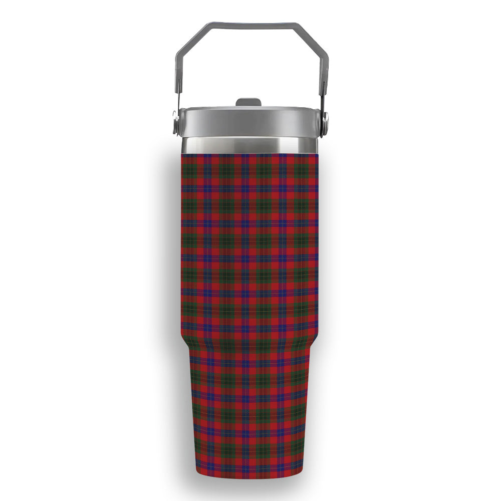 ScotsTee Shop Scottish Abernethy Colerain, USA Tartan Flip Straw Tumbler 20oz 30oz