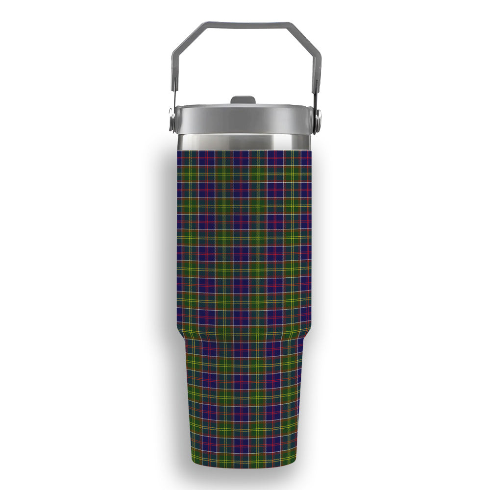 ScotsTee Shop Scottish Ayrshire Tartan Flip Straw Tumbler 20oz 30oz