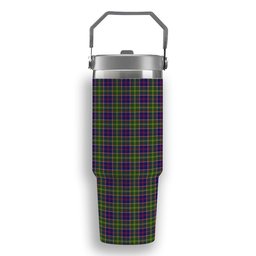 ScotsTee Shop Scottish Ayrshire Tartan Flip Straw Tumbler 20oz 30oz