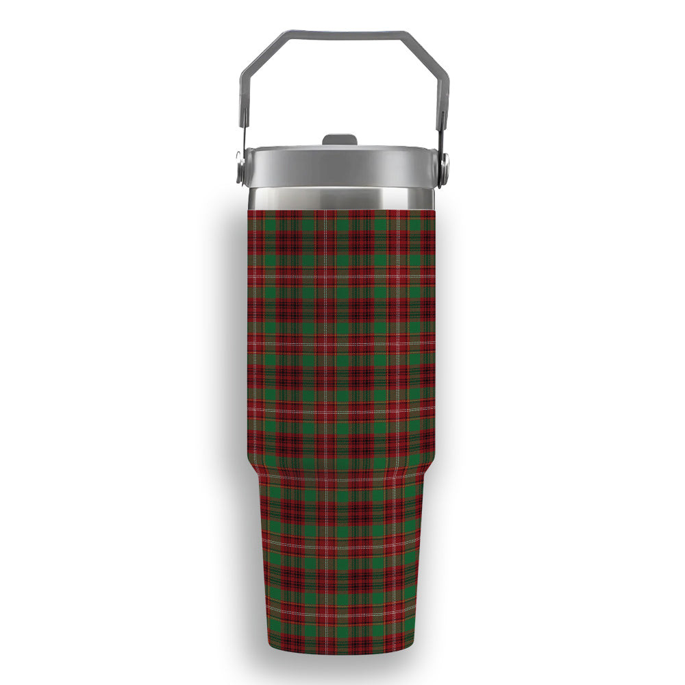 ScotsTee Shop Scottish Ainslie Ancient Tartan Flip Straw Tumbler 20oz 30oz