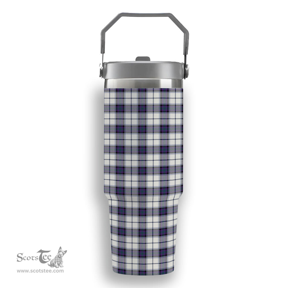 ScotsTee Shop Scottish Alexander of Menstry Dress Modern Tartan Flip Straw Tumbler 20oz 30oz