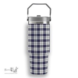 ScotsTee Shop Scottish Alexander of Menstry Dress Modern Tartan Flip Straw Tumbler 20oz 30oz