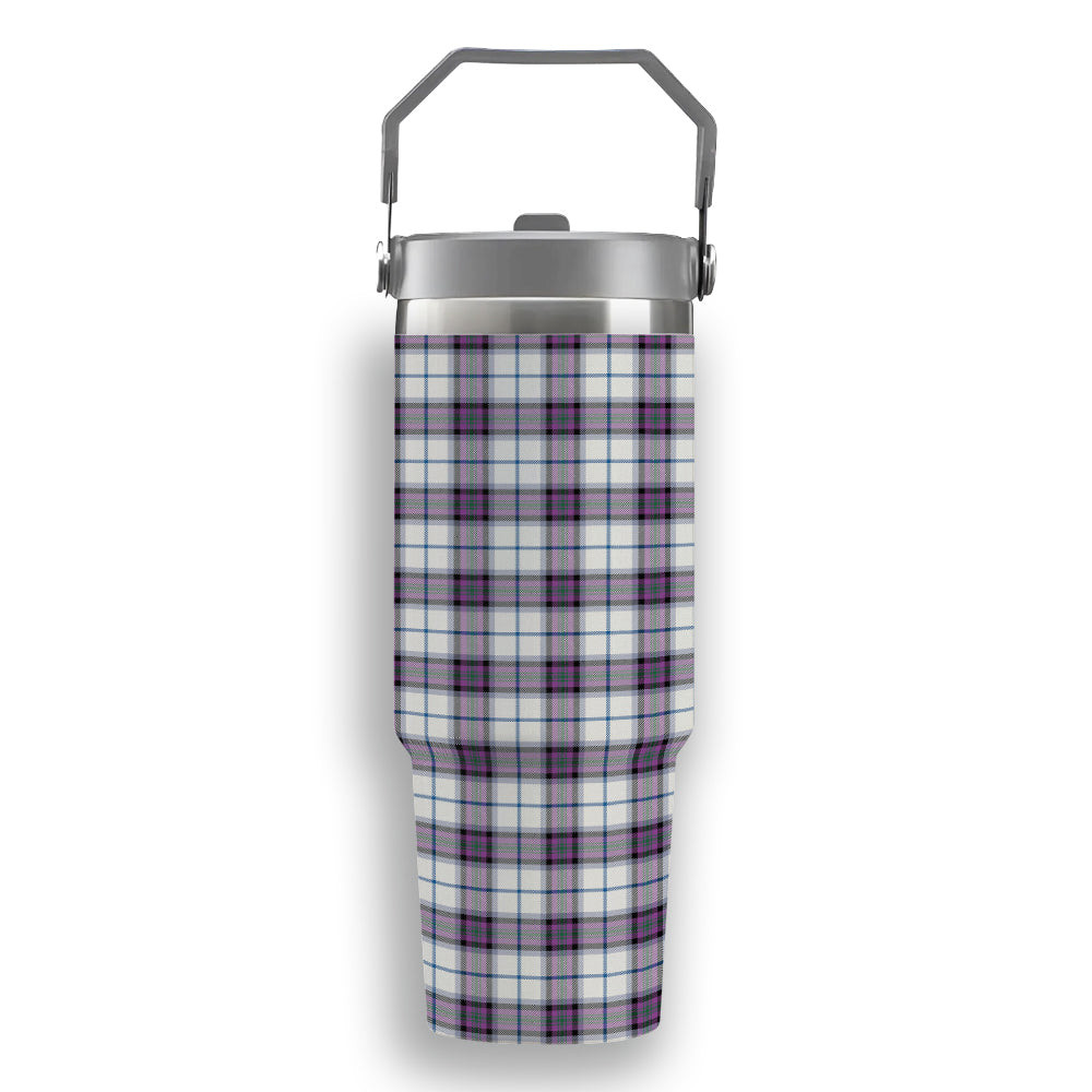 ScotsTee Shop Scottish Alexander of Menstry Dress Ancient Tartan Flip Straw Tumbler 20oz 30oz