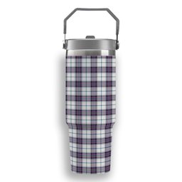 ScotsTee Shop Scottish Alexander of Menstry Dress Ancient Tartan Flip Straw Tumbler 20oz 30oz