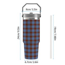 ScotsTee Shop Scottish Anderson Modern Tartan Flip Straw Tumbler 20oz 30oz