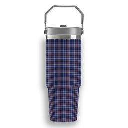 ScotsTee Shop Scottish Alexander of Menstry Modern Tartan Flip Straw Tumbler 20oz 30oz