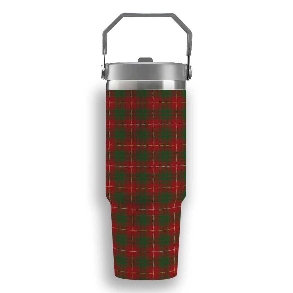 ScotsTee Shop Scottish Bruce Vestiarium Tartan Flip Straw Tumbler 20oz 30oz