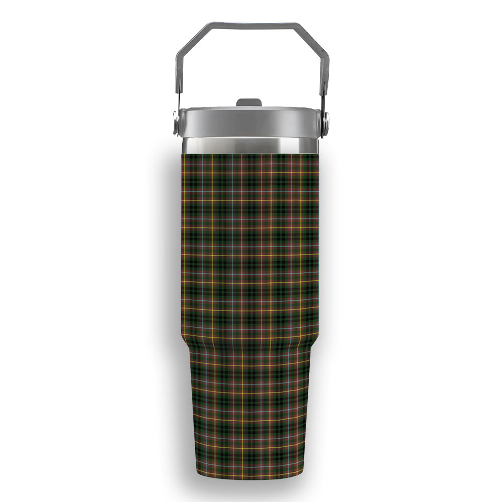 ScotsTee Shop Scottish Buchanan Hunting SC Tartan Flip Straw Tumbler 20oz 30oz