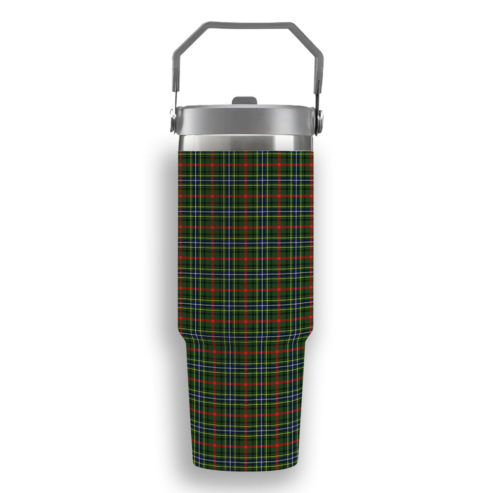 ScotsTee Shop Scottish Bisset SC Tartan Flip Straw Tumbler 20oz 30oz