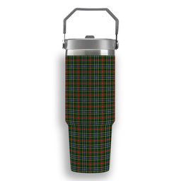 ScotsTee Shop Scottish Bisset SC Tartan Flip Straw Tumbler 20oz 30oz