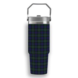 ScotsTee Shop Scottish Baird Modern Tartan Flip Straw Tumbler 20oz 30oz