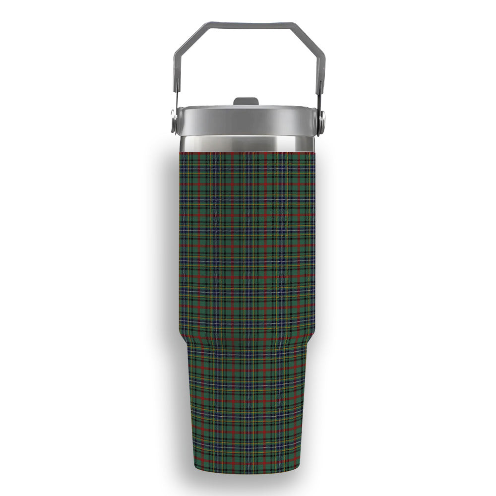 ScotsTee Shop Scottish Bisset Tartan Flip Straw Tumbler 20oz 30oz