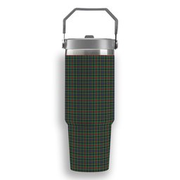 ScotsTee Shop Scottish Bisset Tartan Flip Straw Tumbler 20oz 30oz