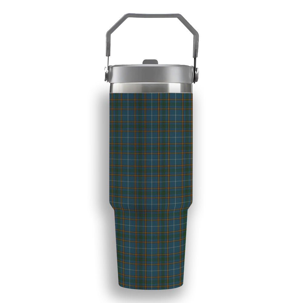 ScotsTee Shop Scottish Bain SC Tartan Flip Straw Tumbler 20oz 30oz