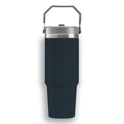 ScotsTee Shop Scottish Buchanan Hunting Modern Tartan Flip Straw Tumbler 20oz 30oz