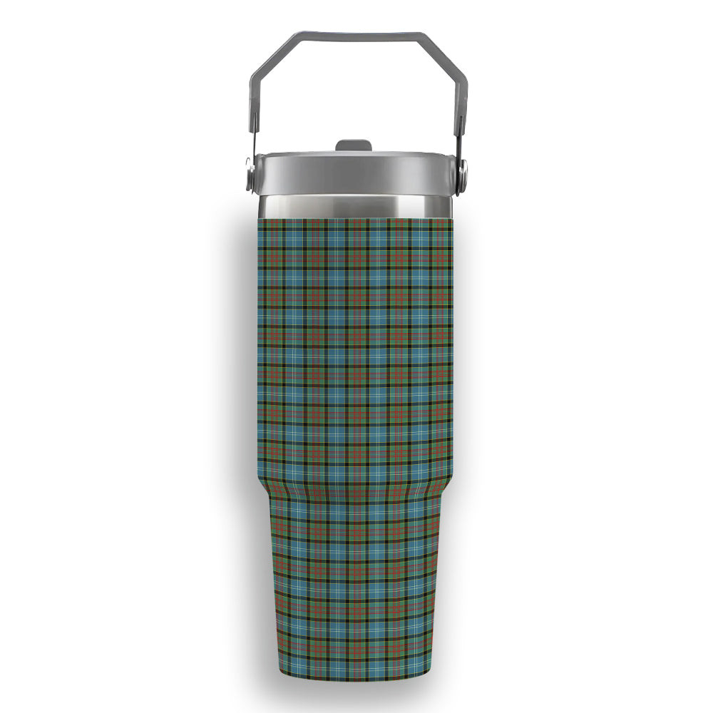 ScotsTee Shop Scottish Brisbane Modern Tartan Flip Straw Tumbler 20oz 30oz