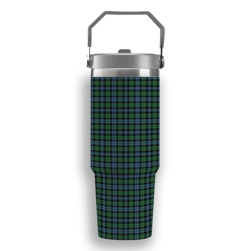 ScotsTee Shop Scottish Black Watch #3 Ancient Tartan Flip Straw Tumbler 20oz 30oz
