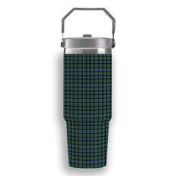 ScotsTee Shop Scottish Black Watch #3 Ancient Tartan Flip Straw Tumbler 20oz 30oz
