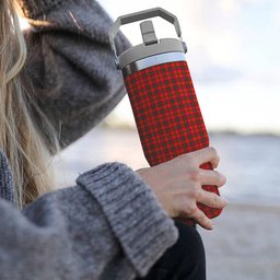 ScotsTee Shop Scottish Bain Tartan Flip Straw Tumbler 20oz 30oz