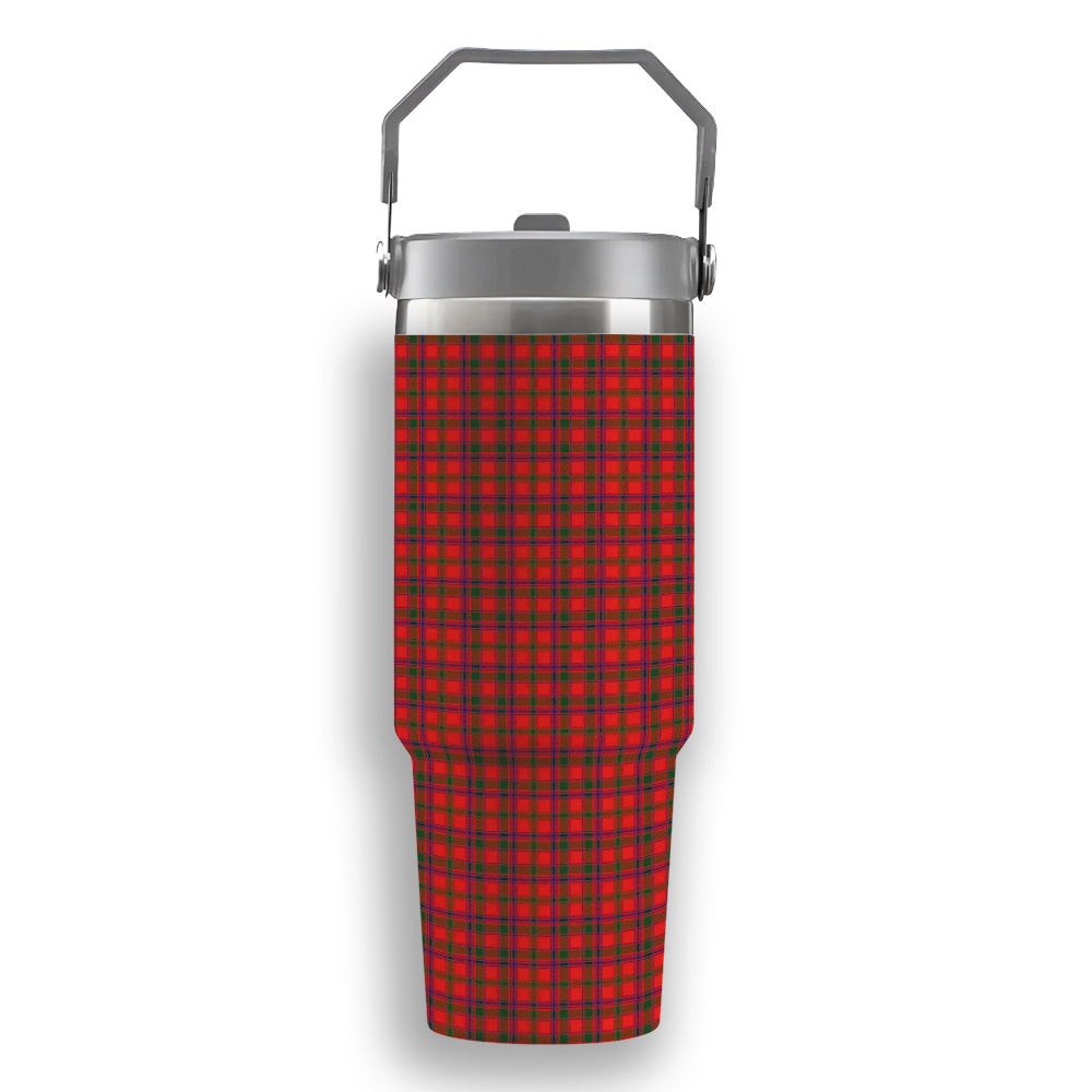 ScotsTee Shop Scottish Bain Tartan Flip Straw Tumbler 20oz 30oz