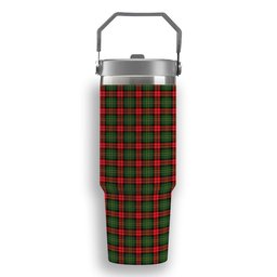 ScotsTee Shop Scottish Blackstock Tartan Flip Straw Tumbler 20oz 30oz
