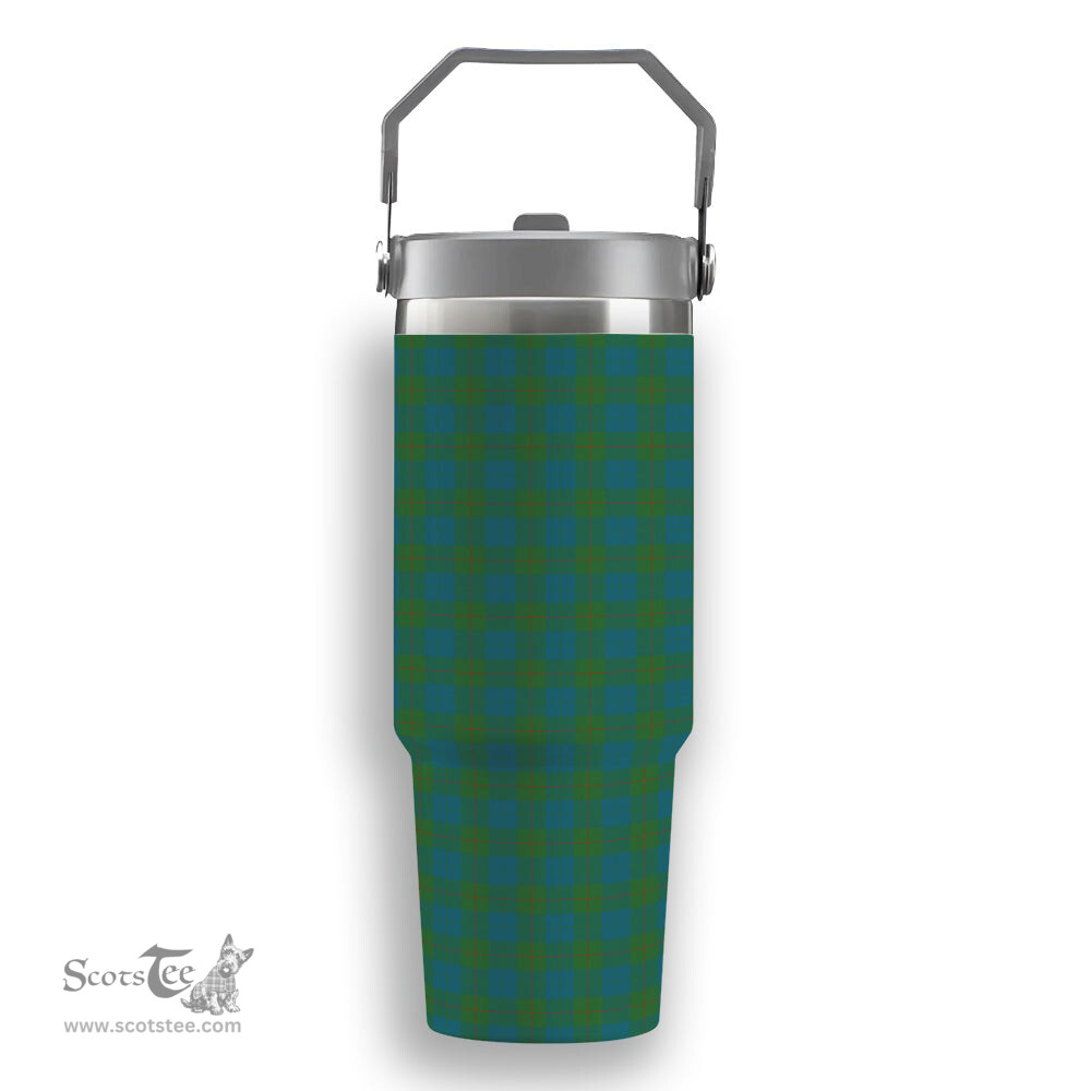 ScotsTee Shop Scottish Barclay Hunting Ancient Clan Tartan Flip Straw Tumbler 20oz 30oz