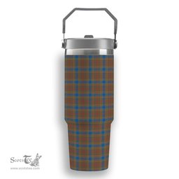 ScotsTee Shop Scottish Balfour Ancient Tartan Flip Straw Tumbler 20oz 30oz