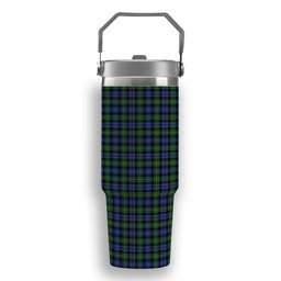 ScotsTee Shop Scottish Baillie Hunting Tartan Flip Straw Tumbler 20oz 30oz