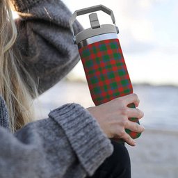 ScotsTee Shop Scottish Bruce Old Ancient Tartan Flip Straw Tumbler 20oz 30oz