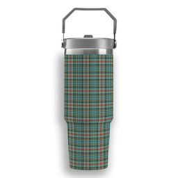 ScotsTee Shop Scottish Bisset Ancient Tartan Flip Straw Tumbler 20oz 30oz