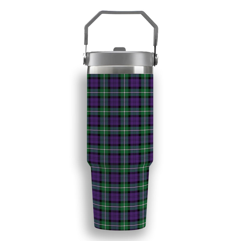 ScotsTee Shop Scottish Baillie Highland Society Ancient Tartan Flip Straw Tumbler 20oz 30oz