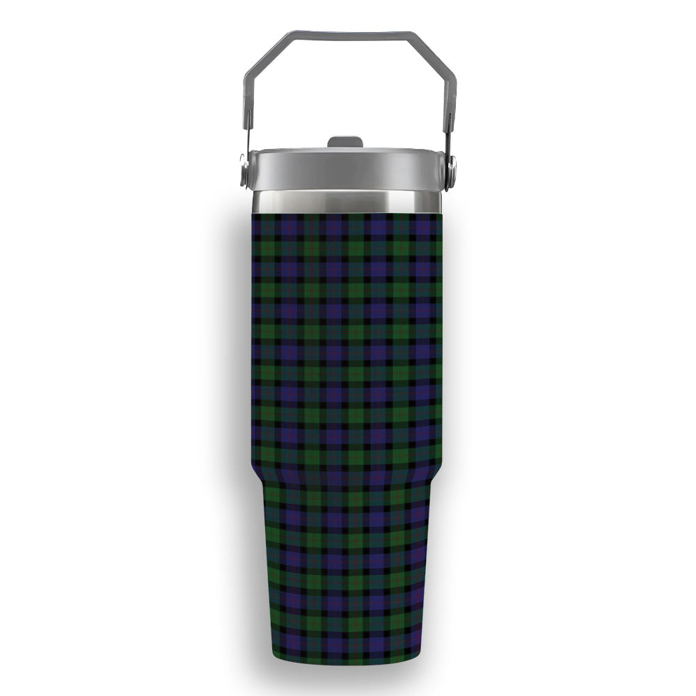 ScotsTee Shop Scottish Blair Tartan Flip Straw Tumbler 20oz 30oz