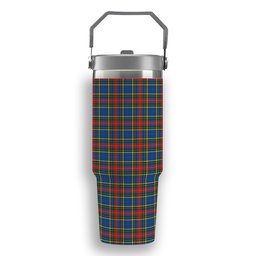ScotsTee Shop Scottish Bethune Modern Tartan Flip Straw Tumbler 20oz 30oz