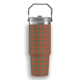 ScotsTee Shop Scottish Bruce Ancient Tartan Flip Straw Tumbler 20oz 30oz