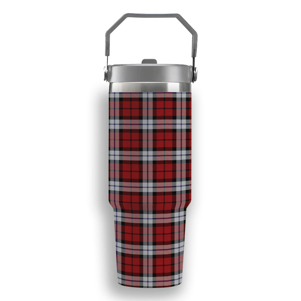 ScotsTee Shop Scottish Brodie Dress Tartan Flip Straw Tumbler 20oz 30oz