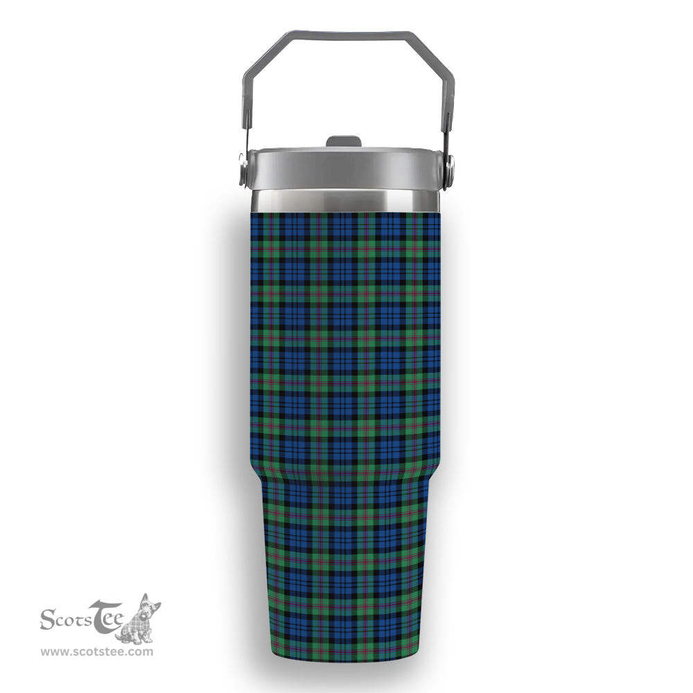 ScotsTee Shop Scottish Baird Ancient Tartan Flip Straw Tumbler 20oz 30oz
