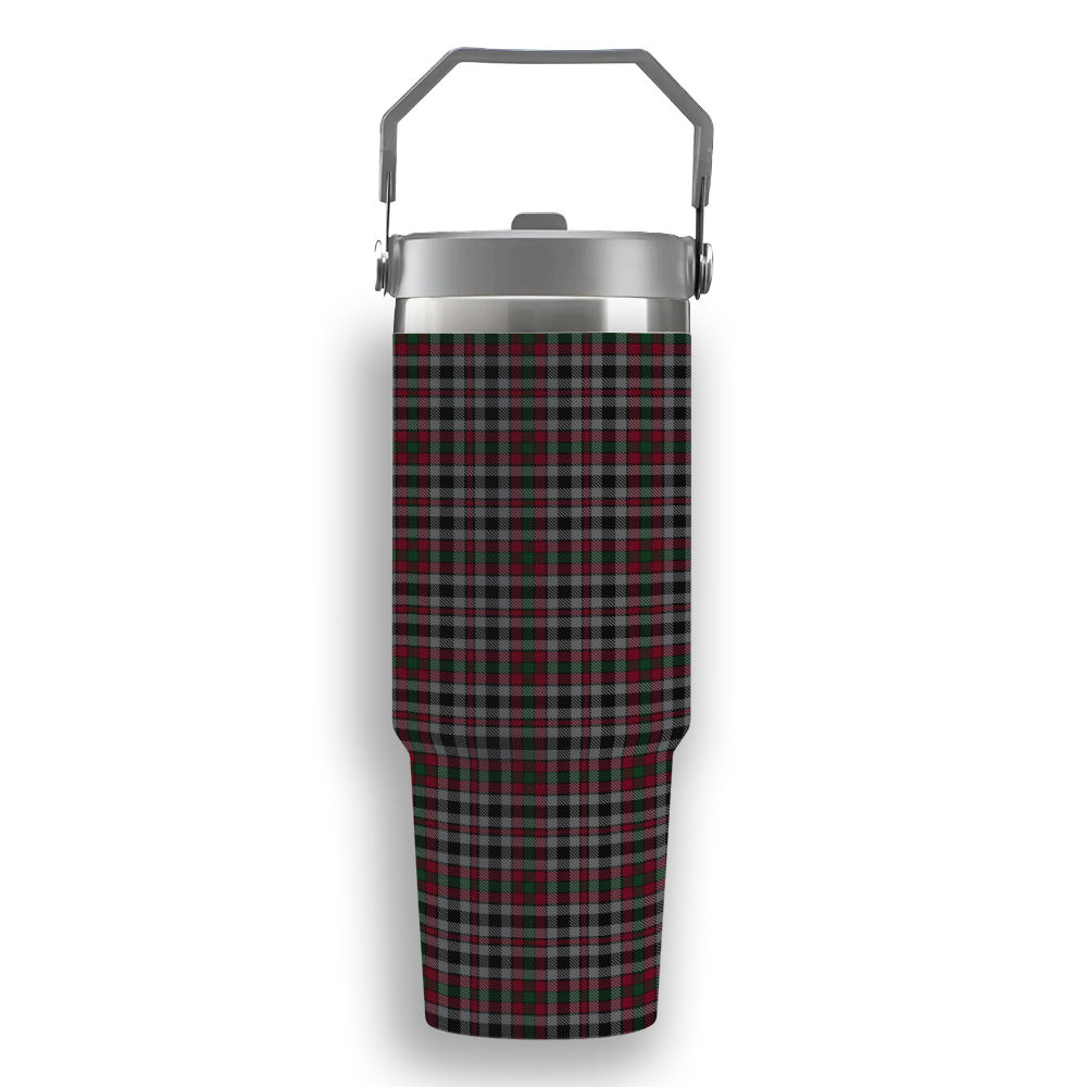 ScotsTee Shop Scottish Borthwick Tartan Flip Straw Tumbler 20oz 30oz