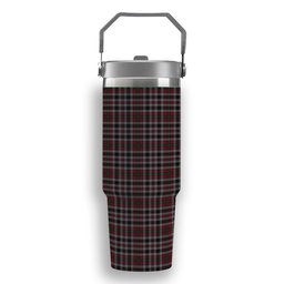 ScotsTee Shop Scottish Borthwick Tartan Flip Straw Tumbler 20oz 30oz
