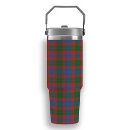 ScotsTee Shop Scottish Black Watch Pipe Band Ancient Tartan Flip Straw Tumbler 20oz 30oz