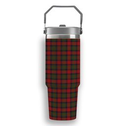 ScotsTee Shop Scottish Buccleuch Tartan Flip Straw Tumbler 20oz 30oz