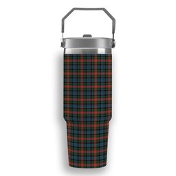 ScotsTee Shop Scottish Cumming 1831 Tartan Flip Straw Tumbler 20oz 30oz
