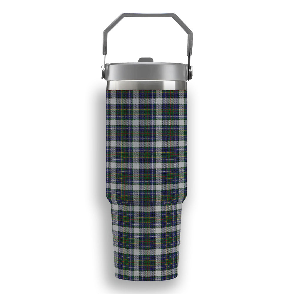 ScotsTee Shop Scottish Cockburn of Ormiston Dress Tartan Flip Straw Tumbler 20oz 30oz