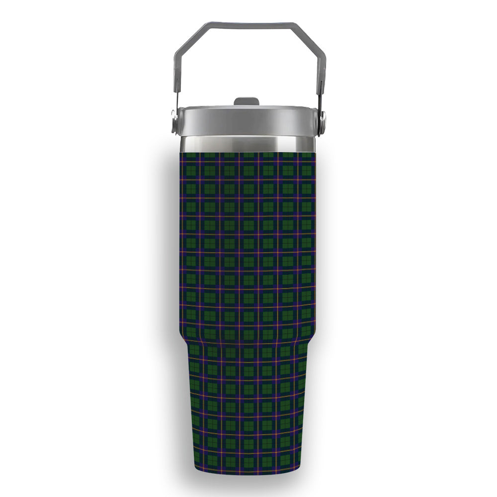 ScotsTee Shop Scottish Carmichael Modern Tartan Flip Straw Tumbler 20oz 30oz